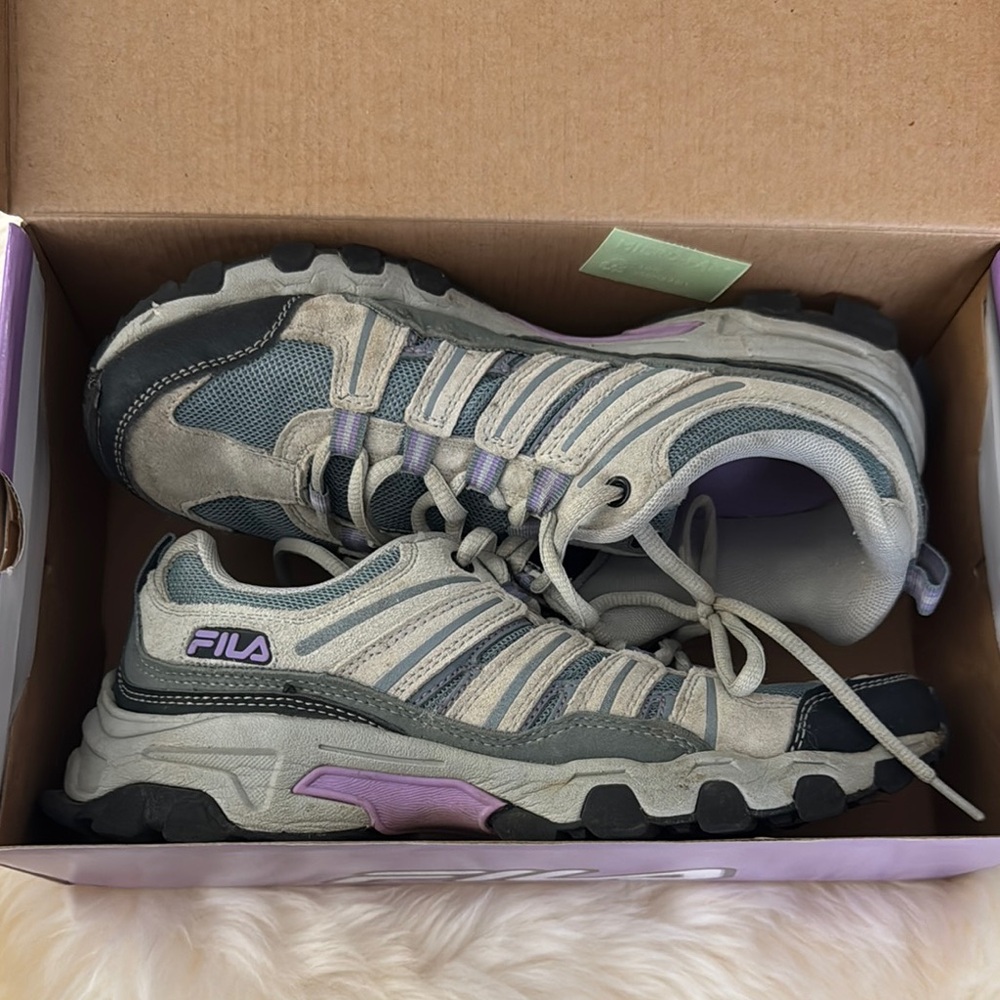 Fila Gray and Purple Day Hiker